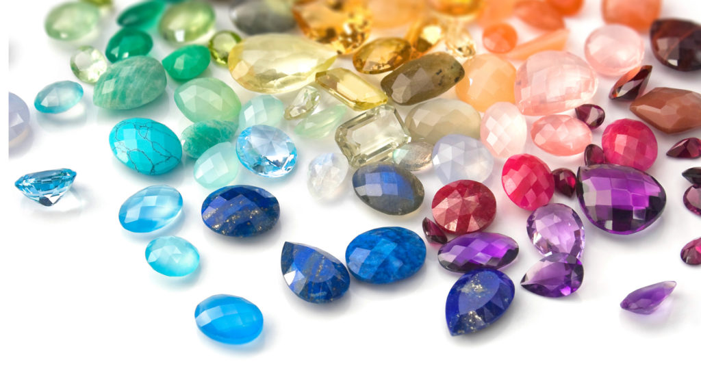 Birthstones according to month